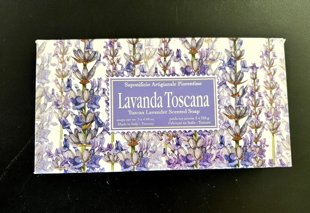 Saponificio Artigianale Fiorentino Lavanda Lavender Scented Soap M/I Italy New